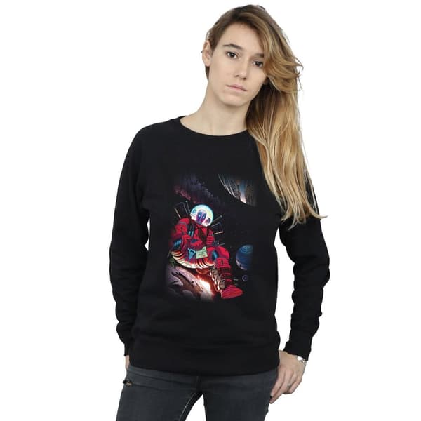 Marvel Womens/Ladies Deadpool Astronaut Sweatshirt