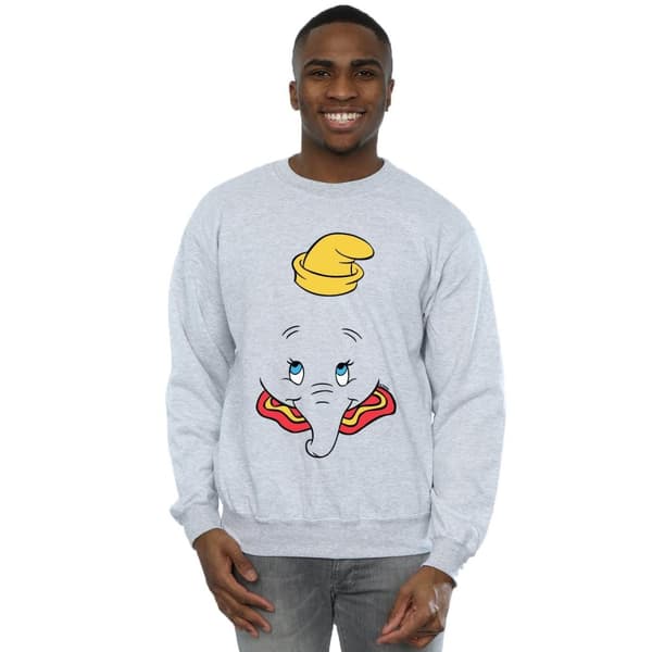 Disney Mens Dumbo Face Sweatshirt
