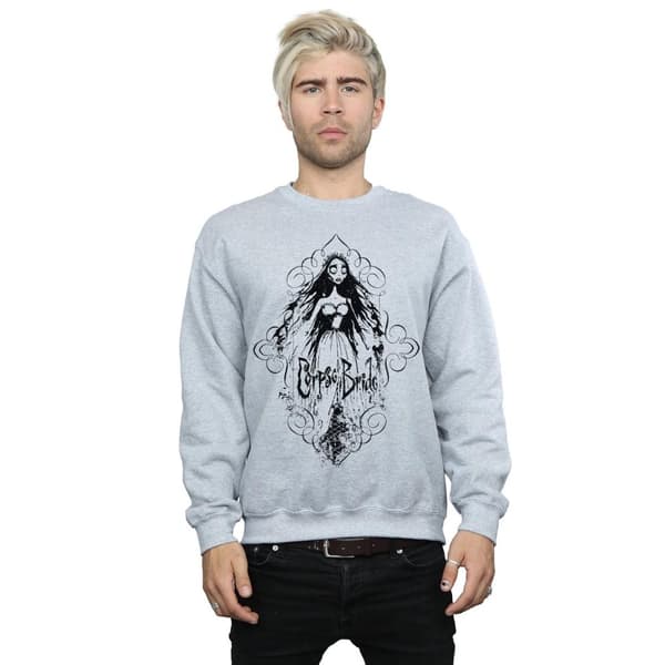 Corpse Bride Mens Sketched Bride Sweatshirt