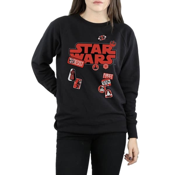Star Wars Dam/kvinnor The Last Jedi Badges Sweatshirt