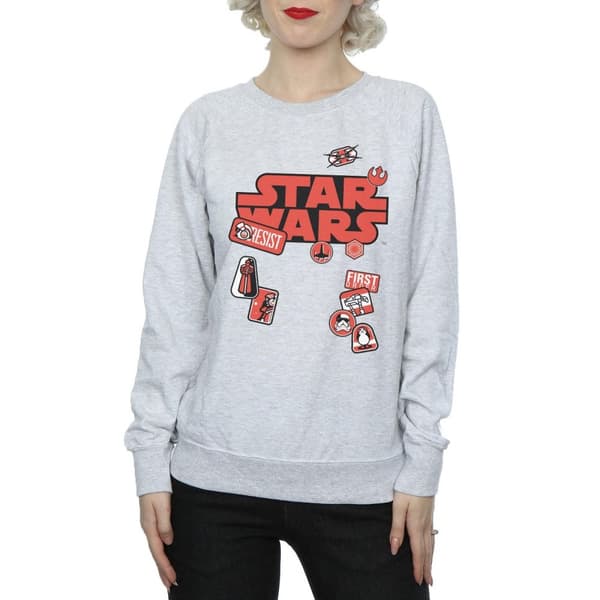 Star Wars Womens/Ladies The Last Jedi Badges Sweatshirt