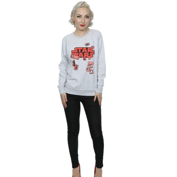 Star Wars Womens/Ladies The Last Jedi Badges Sweatshirt