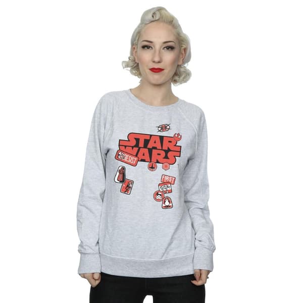 Star Wars Womens/Ladies The Last Jedi Badges Sweatshirt