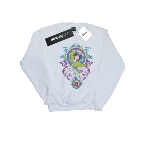 Disney Mulan Ornamental Sweatshirt - pojkar White 9-11 Years