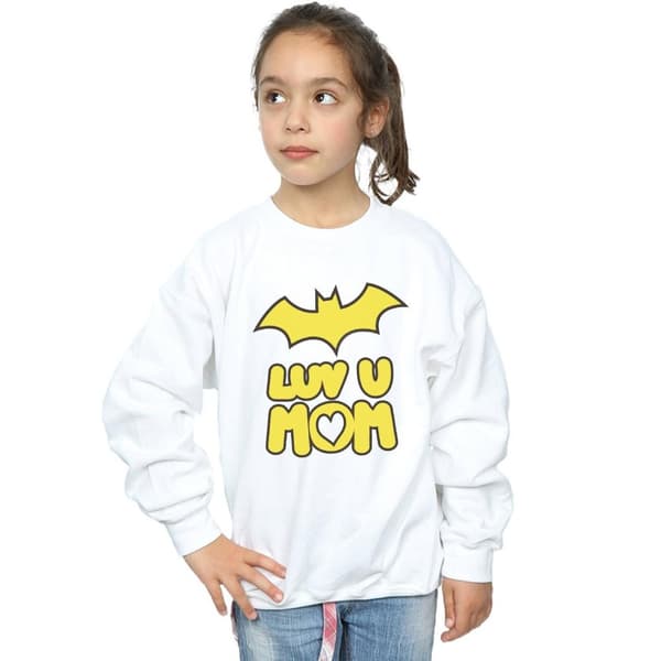 DC Comics Batgirl Luv You Mom-tröja för flickor