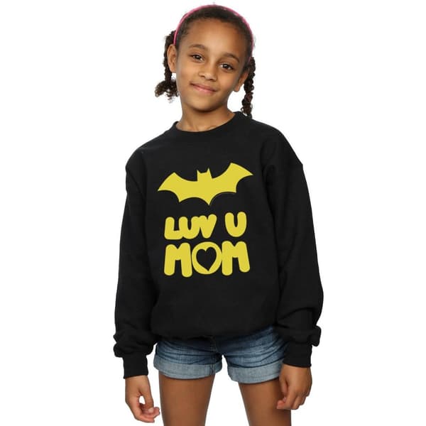 DC Comics Batgirl Luv You Mom-tröja för flickor