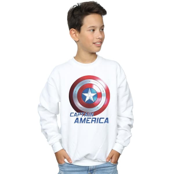 Marvel Boys The Falcon And The Winter Soldier Captain America Shield Sweatshirt