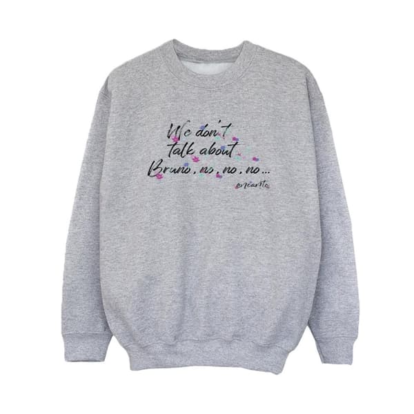 Disney Boys Encanto We Dont Talk About Bruno No No Sweatshirt Sports Grey 12-13 Years