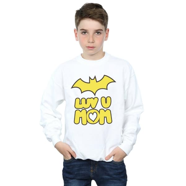 DC Comics Pojkar Batgirl Luv You Mom Sweatshirt