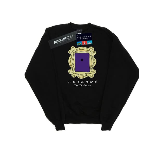 Friends Dam/Tjej - Sweatshirt med titthål i dörren