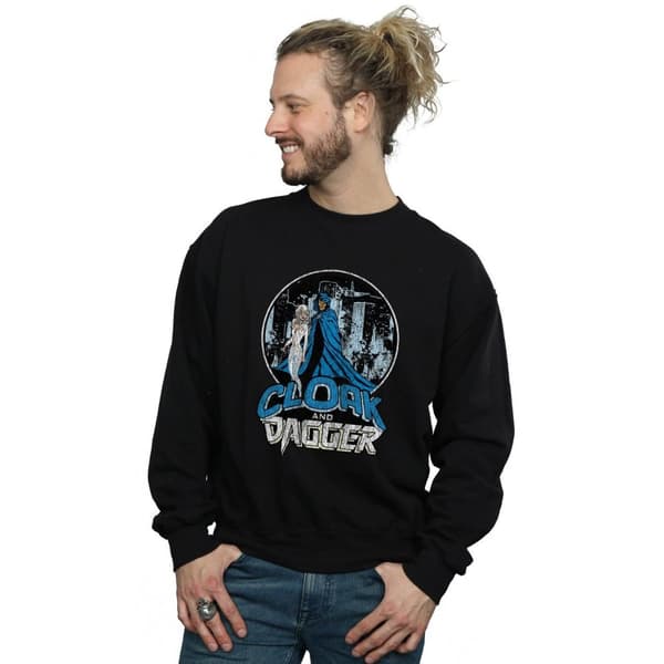 Marvel Mens Cloak And Dagger Retro Sweatshirt