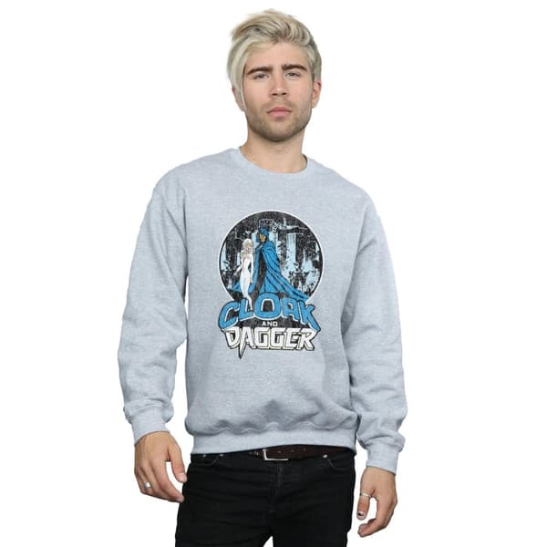 Marvel Mens Cloak And Dagger Retro Sweatshirt