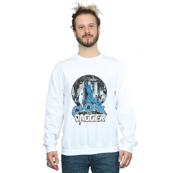 Marvel Mens Cloak And Dagger Retro Sweatshirt