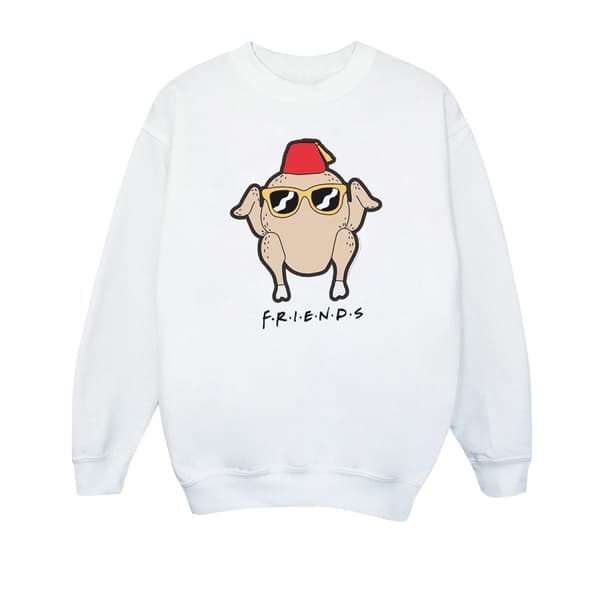Friends Sweatshirt med solglasögon och kalkon för flickor