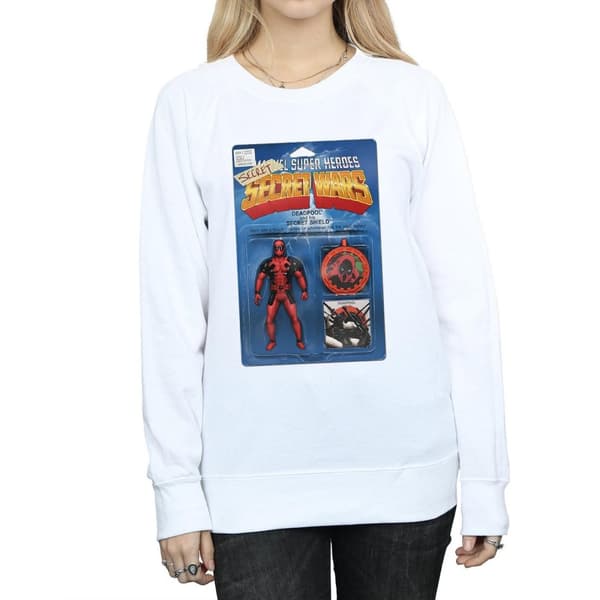 Marvel Womens/Ladies Deadpool Secret Wars Action Figure Sweatshirt