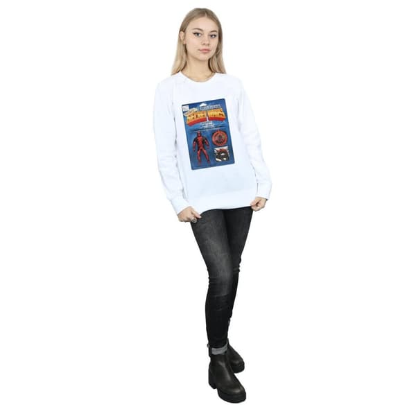 Marvel Womens/Ladies Deadpool Secret Wars Action Figure Sweatshirt