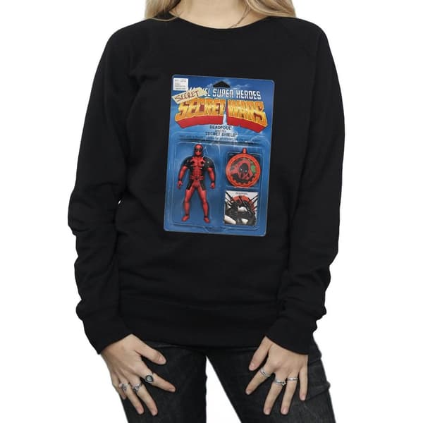 Marvel Womens/Ladies Deadpool Secret Wars Action Figure Sweatshirt