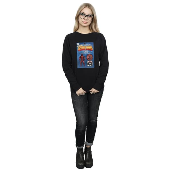 Marvel Womens/Ladies Deadpool Secret Wars Action Figure Sweatshirt