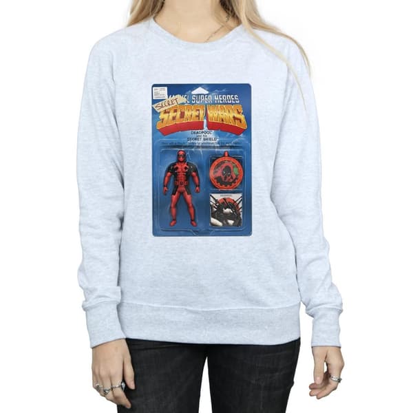 Marvel Womens/Ladies Deadpool Secret Wars Action Figure Sweatshirt