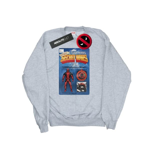Marvel Womens/Ladies Deadpool Secret Wars Action Figure Sweatshirt