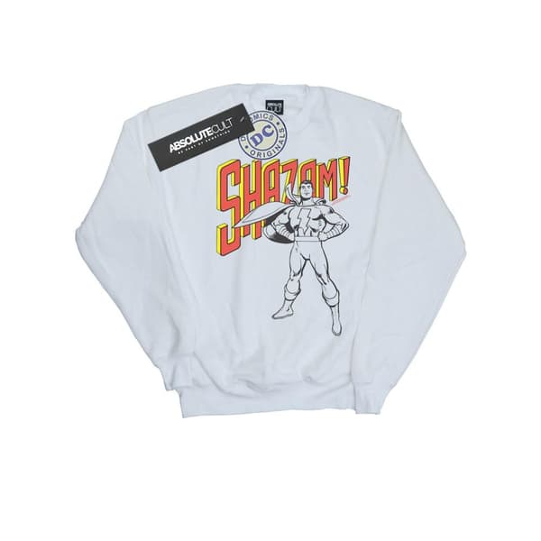 DC Comics Boys Shazam Mono Action Pose Sweatshirt