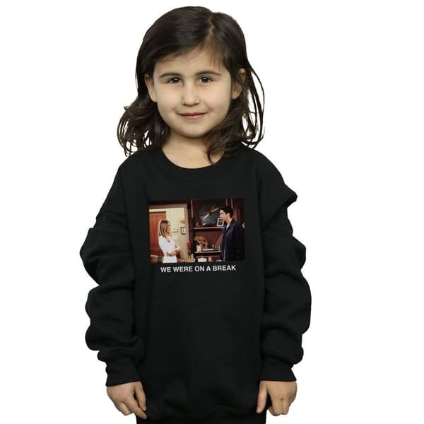 Friends Girls We Were On A Break Photo Sweatshirt