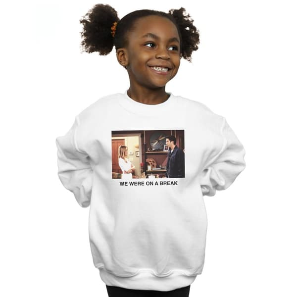 Friends Girls We Were On A Break Photo Sweatshirt