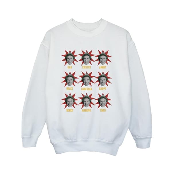 Elf Boys Many Moods Of Buddy Sweatshirt