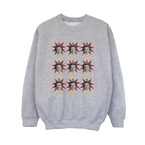 Elf Boys Many Moods Of Buddy Sweatshirt