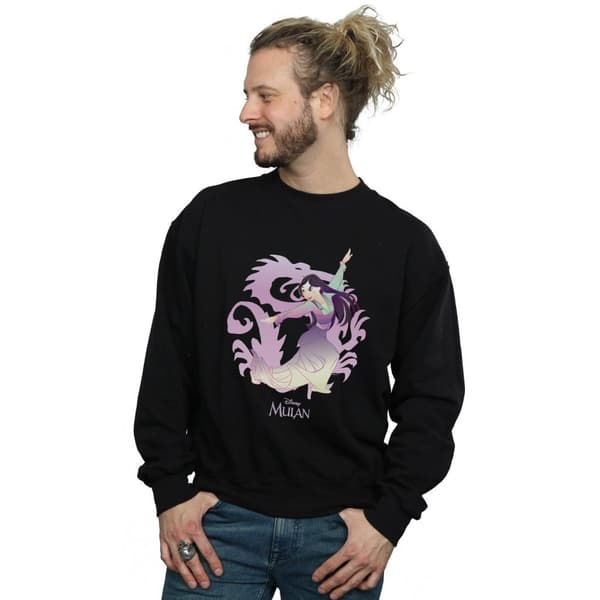 Disney Mens Mulan Dragon Fight Sweatshirt