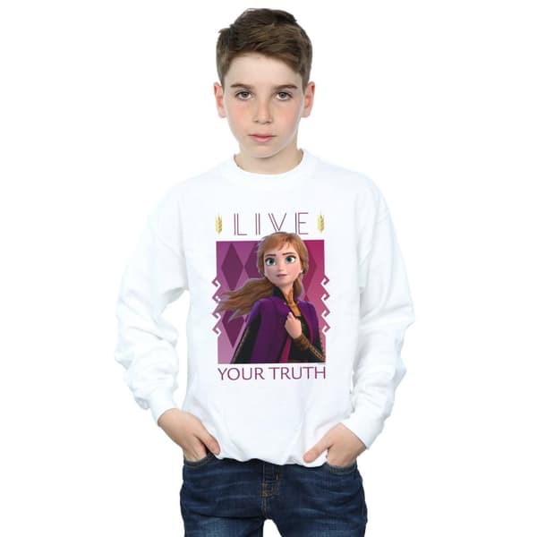 Disney Pojkar Frozen 2 Anna Live Your Truth Sweatshirt