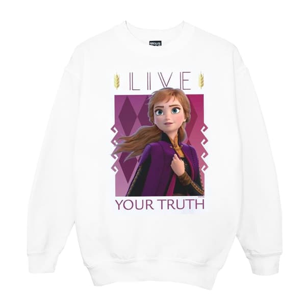 Disney Pojkar Frozen 2 Anna Live Your Truth Sweatshirt