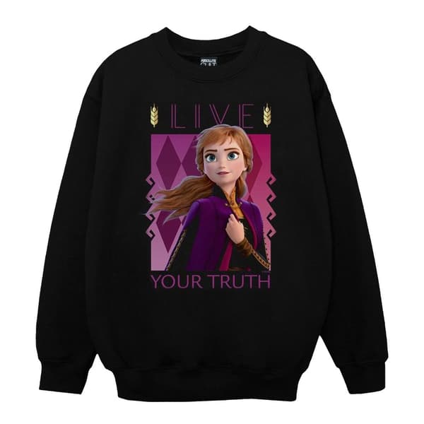 Disney Boys Frozen 2 Anna Live Your Truth Sweatshirt