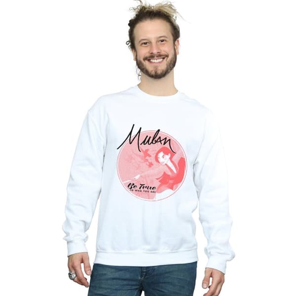Disney Mens Mulan Be True Sweatshirt