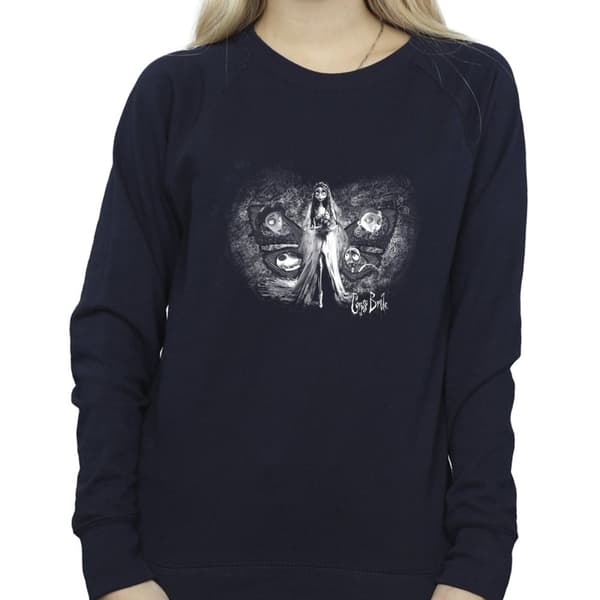 Corpse Bride Dam/kvinnor Emily Butterfly Sweatshirt
