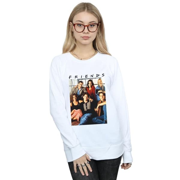 Friends Womens/Ladies Group Photo Window Sweatshirt