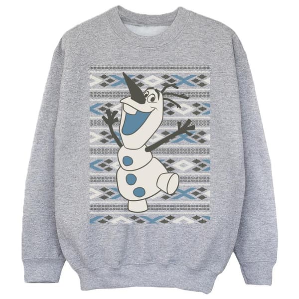 Disney Pojkar Frozen Christmas Olaf Smile Sweatshirt