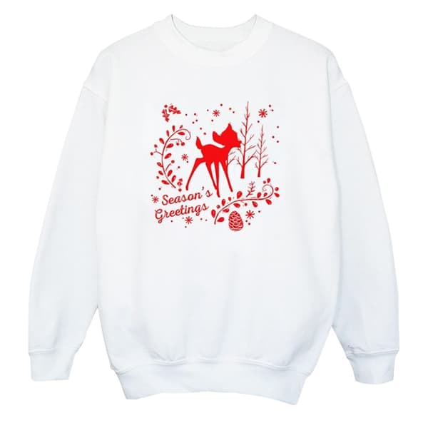 Disney Bambi - Sweatshirt med julhälsning för herrar