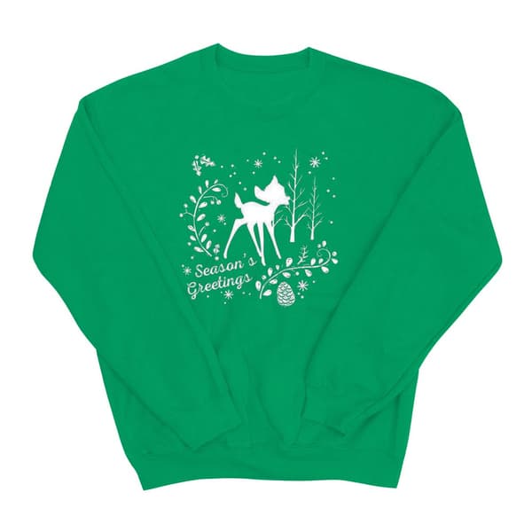 Disney Bambi - Sweatshirt med julhälsning för herrar