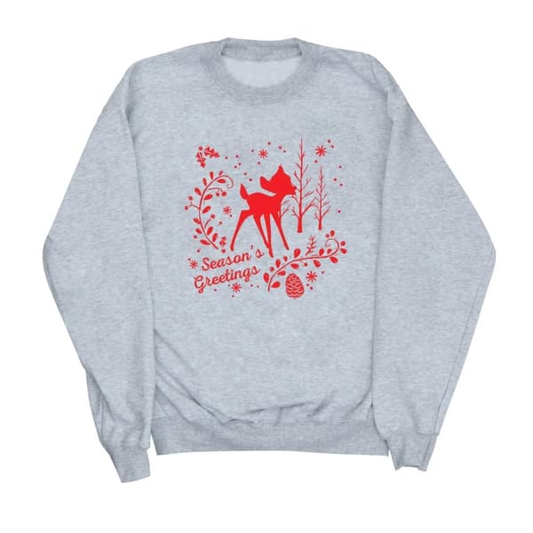 Disney Bambi - Sweatshirt med julhälsning för herrar