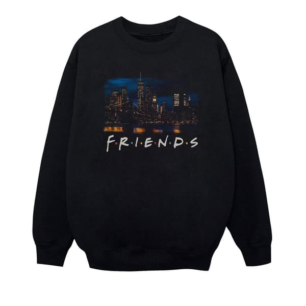 Friends Sweatshirt med foto av New Yorks skyline för flickor