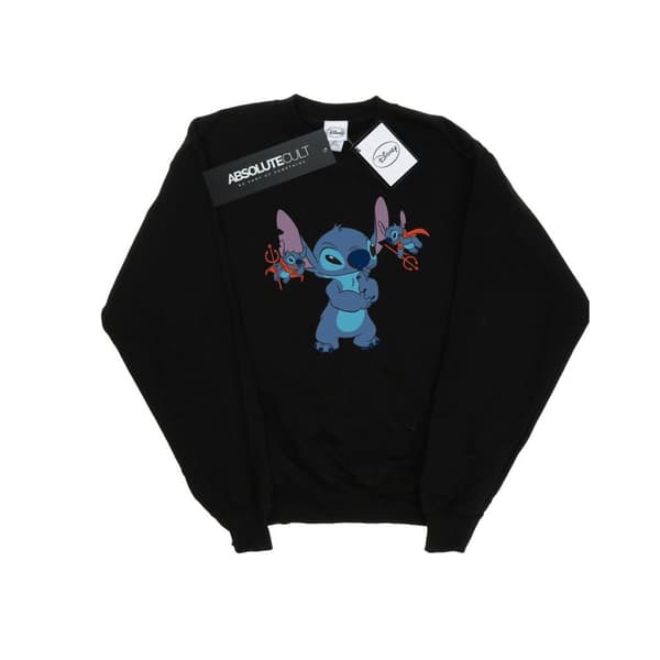 Disney Mens Lilo And Stitch Little Devils Sweatshirt