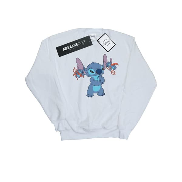 Disney Mens Lilo And Stitch Little Devils Sweatshirt