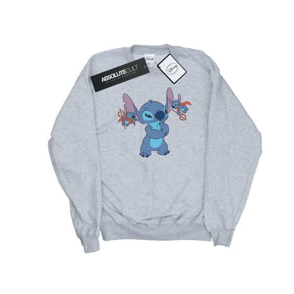 Disney Mens Lilo And Stitch Little Devils Sweatshirt