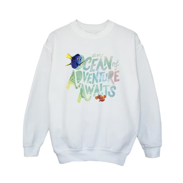 Disney Finding Dory - Äventyrets hav - Sweatshirt för pojkar White 12-13 Years