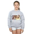 Miniatyrbillede 2 af 3: Friends Girls Fair Isle Holiday Armadillo Sweatshirt
