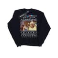 Miniatyrbillede 1 af 3: Friends Girls Fair Isle Holiday Armadillo Sweatshirt