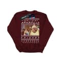 Miniatyrbillede 1 af 3: Friends Girls Fair Isle Holiday Armadillo Sweatshirt
