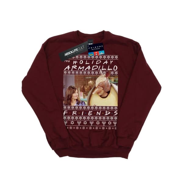 Friends Girls Fair Isle Holiday Armadillo Sweatshirt