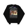 Miniatyrbillede 1 af 3: Friends Girls Fair Isle Holiday Armadillo Sweatshirt